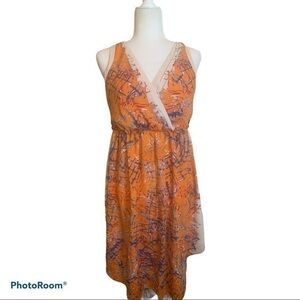 Tabitha by Anthropologie Fit & Flare V-Neck Dress Size 8